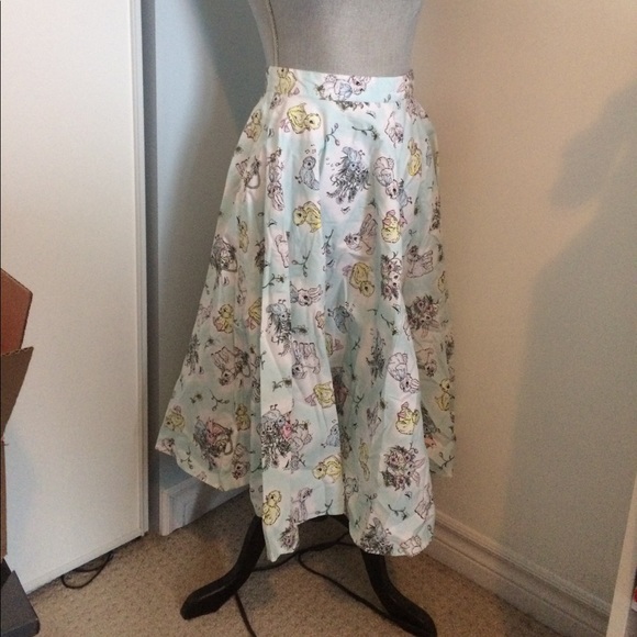 ๐ Whimsical Easter skirt by Hell Bunny ๐ - Picture 4 of 7